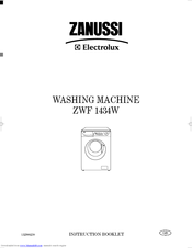 Zanussi ZWF 1434W Instruction Booklet