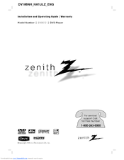 Zenith DVB612 Installation And Operating Manual