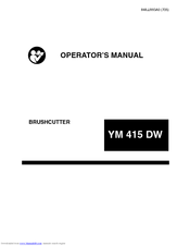 Zenoah YM 415 DW Operator's Manual