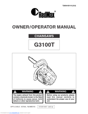 Zenoah G3100T Owner's/Operator's Manual