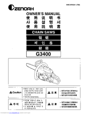 Zenoah G3400 Owner's Manual