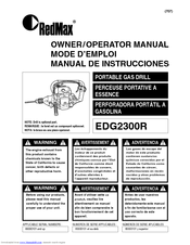 Zenoah EDG2300R Owner's Manual