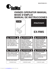 RedMax EX-RMS Operator's Manual