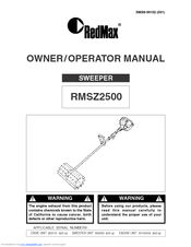 RedMax RMSZ2500 Owner's/Operator's Manual