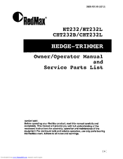 RedMax CHT232L Owner's/Operator's Manual