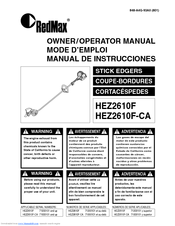 Zenoah HEZ2610F-CA Manual