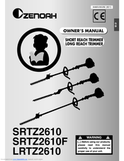 Zenoah SRTZ2610F Owner's Manual