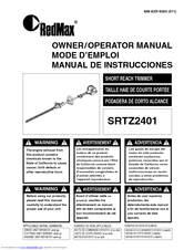 RedMax SRTZ2401 Owner's Manual