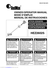 RedMax HEZ2602S Owner's Manual