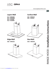 Zephyr Layers Wall ALA - E42AWX Installation Instructions Manual
