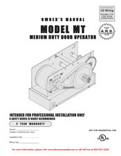 Devanco MT Owner's Manual