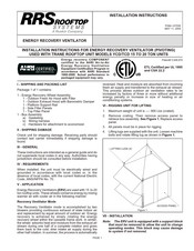 Ruskin RRS Rooftop Systems P28 Series Installation Instructions Manual