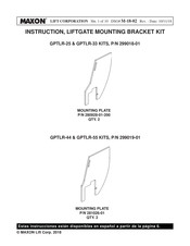 Maxon 299019-01 Instruction