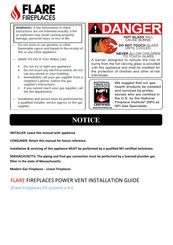 Flare Fireplaces Corner Right 30 Install Manual