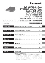 Panasonic CF-VDM302AT Operating Instructions Manual