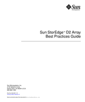Sun Microsystems StorEdge D2 Best Practices Manual