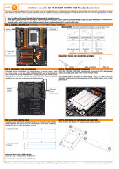 Ekwb EK-FB GA X399 GAMING RGB Monoblock Series Installation Manual