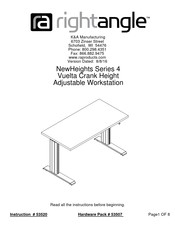 RightAngle NewHeights 4 Series Instructions Manual