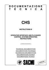 Sacmi CHS Series Instructions Manual