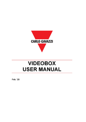 CARLO GAVAZZI SBPVBE User Manual