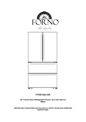 Forno Alta Qualita FFRBI1820-36S Manual
