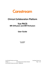Carestream Vue PACS MR Perfusion User Manual