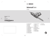 Bosch UniversalChain 35 Original Instructions Manual