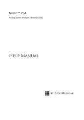 St. Jude Medical Merlin PSA EX3100 Help Manual