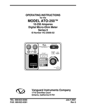 Vanguard Instruments II Series Operating Instructions Manual