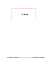 Keithley DAS-40G2 User Manual