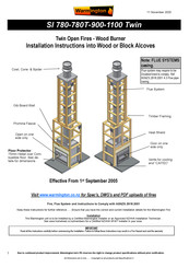 Warmington SI 1100 Twin Installation Instructions Manual