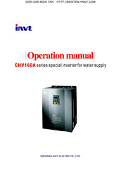 INVT CHV160A-045G-4 Operation Manual