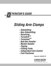 cascade corporation Independent Arm Control Series Operator's Manual