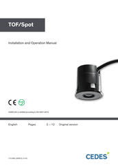 Cedes TOF/Spot-S Installation And Operation Manual
