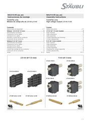 Staubli CombiTac uniq CT-E1,5-4/HV-S Assembly Instructions Manual