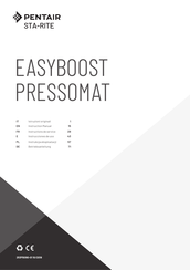 Pentair EASYBOOST PRESSOMAT Instruction Manual