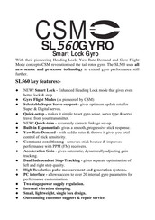 CSM SL560 GYRO Manual