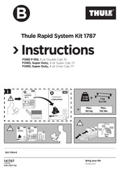 Thule Rapid System 1787 Instructions Manual