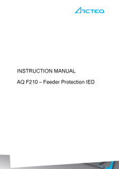 Arcteq AQ-F210 Instruction Manual