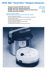 Bd BBL Sensi-Disc Designer Dispenser Manual