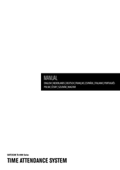 Safescan TA-8000 SERIES Manual