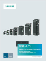 Siemens SINAMICS G120 Installation Manual