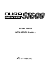 Nitto Denko DURA PRINTER SI600 Instruction Manual