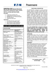 Eaton Powerware SPDT60-255 Manual
