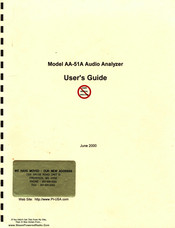 Potomac Instruments AA-51A User Manual