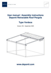 Deponti Verdeca User Manual & Assembly Instructions