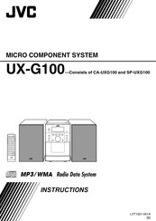 JVC Micro Component System UX-G100 Instructions Manual
