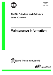 Ingersoll-Rand AC Series Maintenance Information