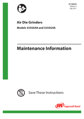 Ingersoll-Rand 335SG4A Maintenance Information
