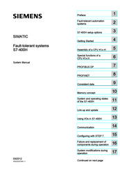 Siemens SIMATIC S7-400H Manuals | ManualsLib